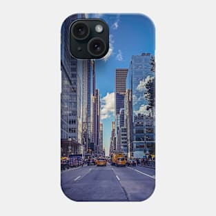 Midtown Manhattan Skyline Street NYC Phone Case