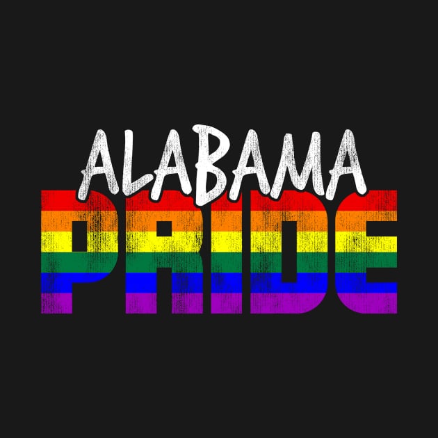 Alabama Pride LGBT Flag by wheedesign