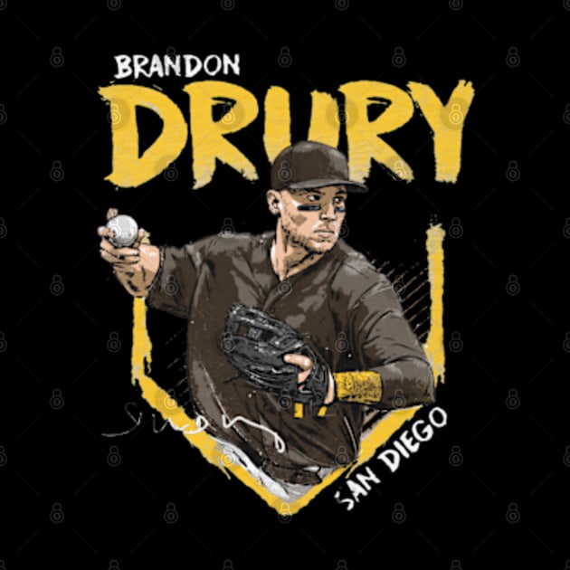 Brandon Drury San Diego Base by danlintonpro