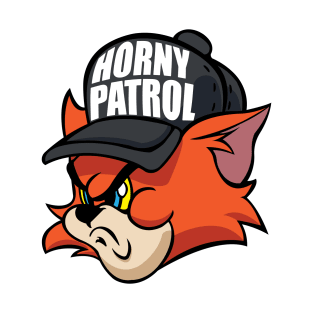 Tim Cat Horny Patrol Orange T-Shirt