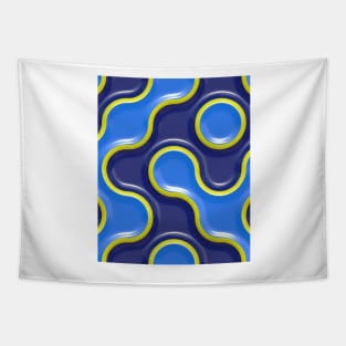 3D Pattern Curve Design Tapestry