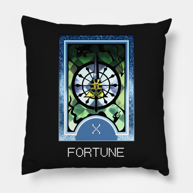 Fortune Arcana Tarot Card Pillow by loveandlive