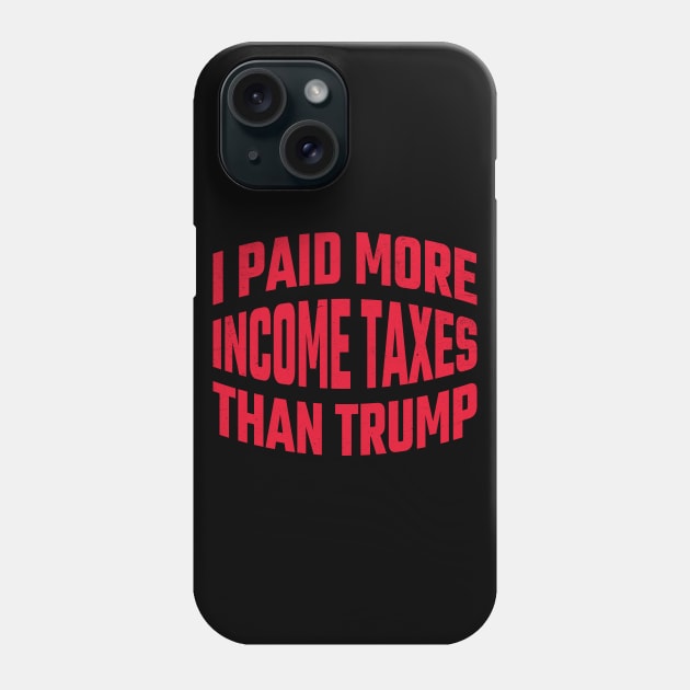 I paid More Tax Than Trump Phone Case by MZeeDesigns