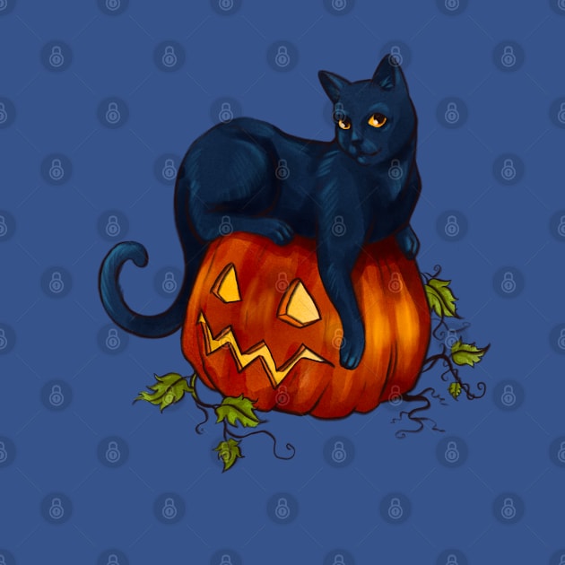 Halloween Black Cat by Molly11