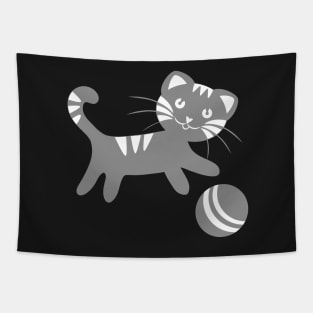 Funny kitten pattern Tapestry