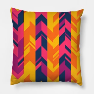 Geometric Stripes Pillow