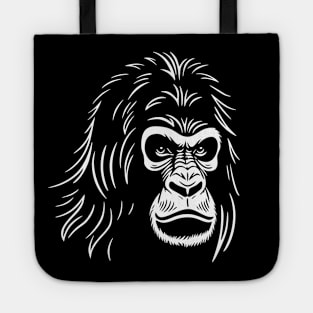 Powerful Gorilla Head Design Tote