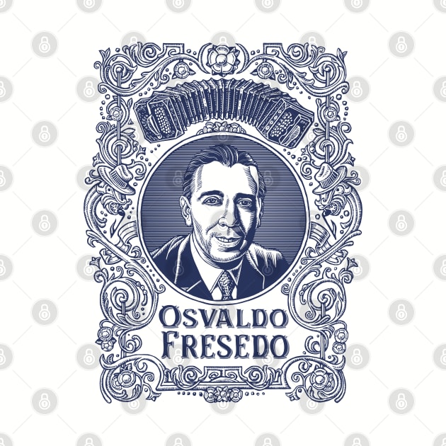 Osvaldo Fresedo in Blue by Lisa Haney