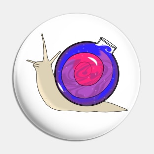 Cute Magic potion snail -- Galaxy Pin