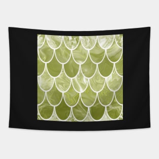 Green scales Tapestry