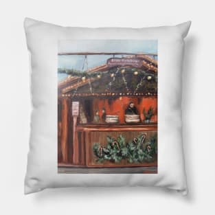 Christmas Market Germany Pillow