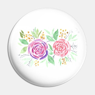 Love Roses Pin