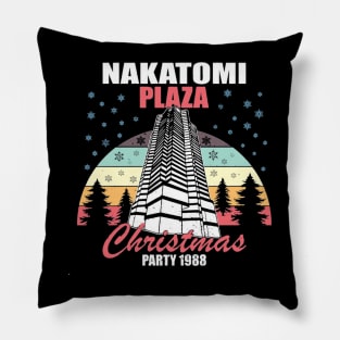 Retro Nakatomi Plaza Party 1968 Pillow