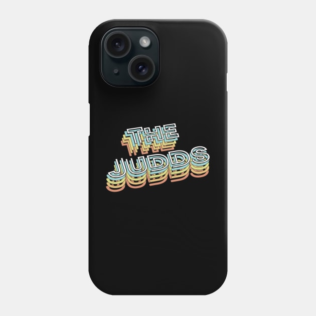 The Judds Retro Typography Faded Style Phone Case by PREMAN PENSIUN PROJECT