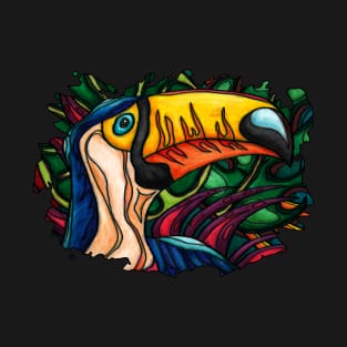 Toucan in tropical jungle T-Shirt