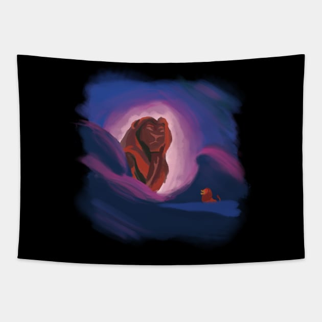 Remember who you are, Simba Tapestry by i.mokry