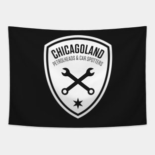 Chicagoland Petrolheads & Car Spotters - White Tapestry