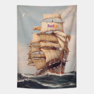 Delivery Ship Tapestry