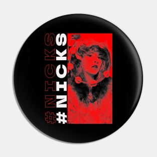 NICK RED PORTRAIT Pin