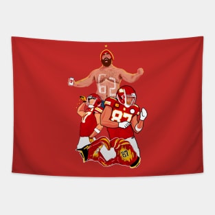 Kelce brother: Travis KELCE x Jason kelce Tapestry