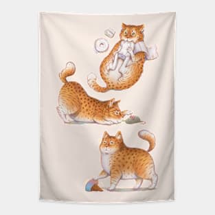 Funny Cute Cat Tapestry