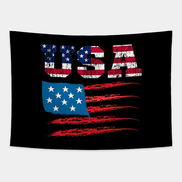 United States of America Flag/ USA Flag Tapestry by UranusArts