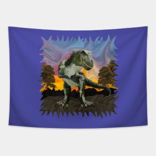 Tyrannosaurus Rex at the Twilight Hour Tapestry