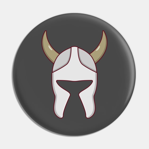 Viking Helmet Pin by KH Studio