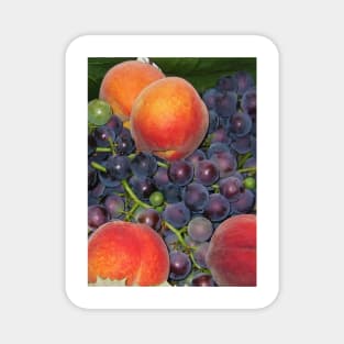 Peaches & Grapes Magnet