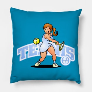 Tennis - Hit'm hard Pillow