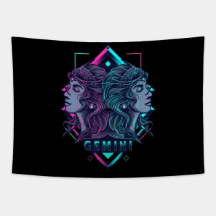 Zodiac GEMINI NEON Series Tapestry