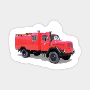 Old Fire Truck Magnet