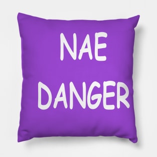 Nae Danger, transparent Pillow