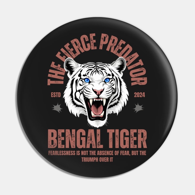 Bengal Tiger Pin by Pearsville