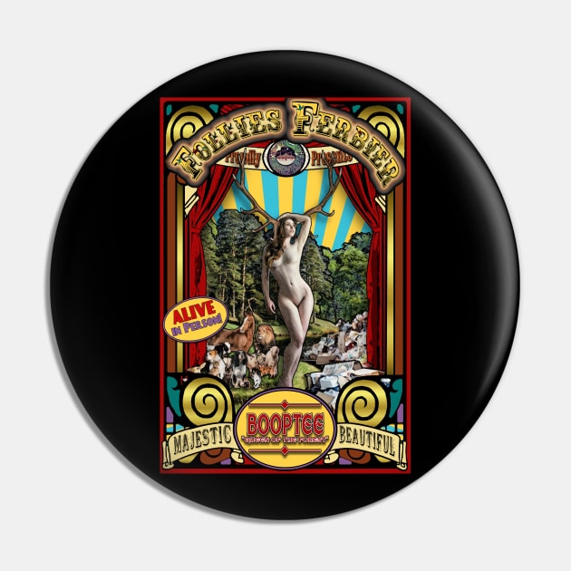 The Booptee Sideshow Poster Pin by ImpArtbyTorg