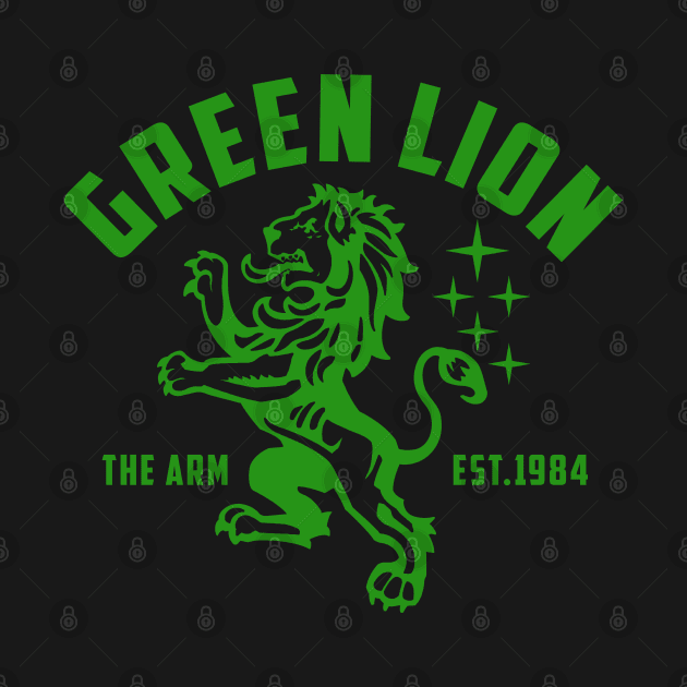 V Force Green Lion Crest by PopCultureShirts