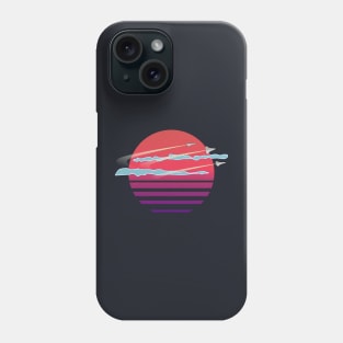 Retrowave Alien Sun Phone Case