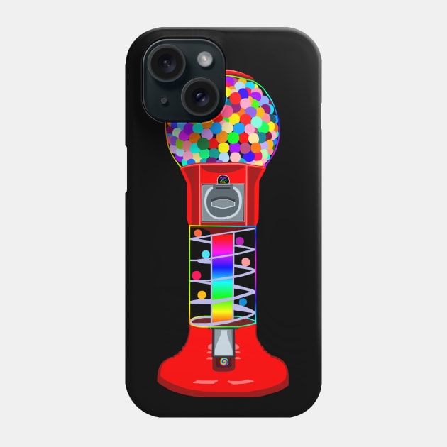 Colorful Gumball Machine Phone Case by Art by Deborah Camp