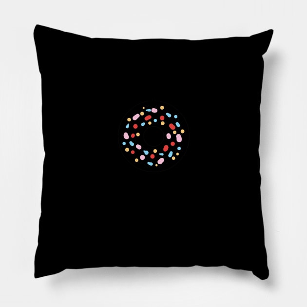 All I Want For Christmas is Donuts Funny Sprinkles Gift Pillow by TheOptimizedCreative