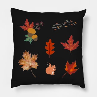 Fall 7 pk Stickers Collection Pillow