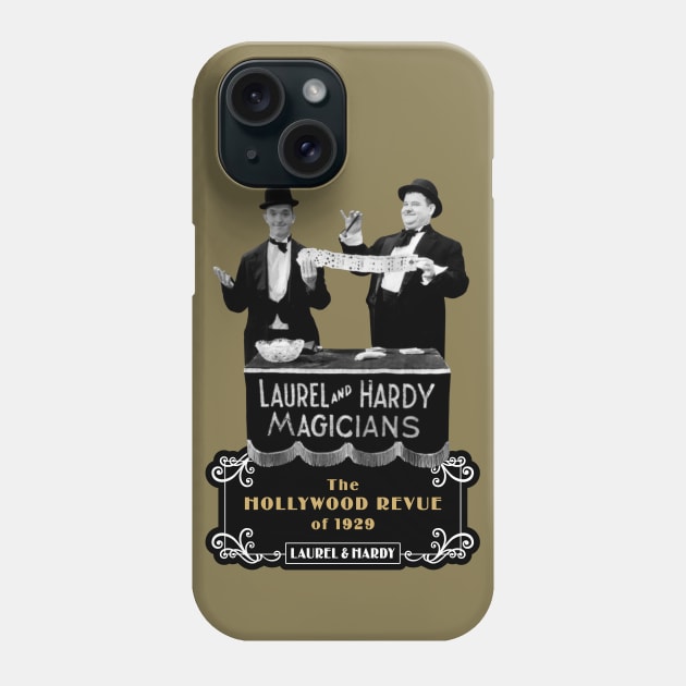 Laurel & Hardy: Magicians (The Hollywood Revue of 1929) Phone Case by PLAYDIGITAL2020