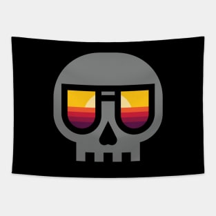 Sunset Skull Tapestry