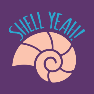 Shell Yeah Funny Beach Pun T-Shirt