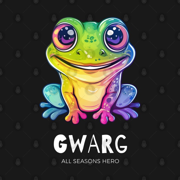 Funny outfit for know-it-all, frog, toad, gift "GWARG" by Adam Brooq