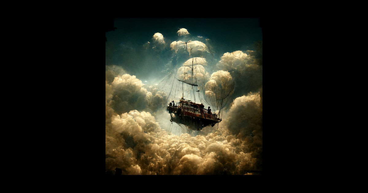 Drifting Ship Sticker Teepublic