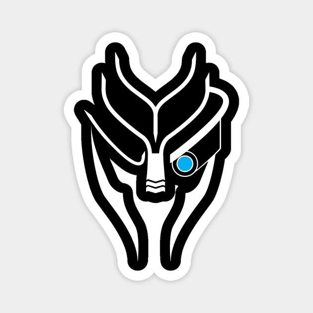 Mass Effect Garrus White Magnet by Loweryo Judew