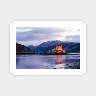 Eilean Donan Castle in winter Magnet