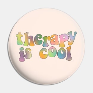 Therapy is Cool Pin