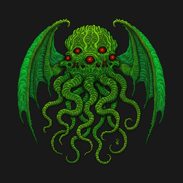 Cthulhu Head - Azhmodai 2018 by azhmodai