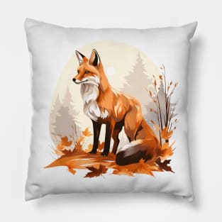 Forest Foxes Pillow